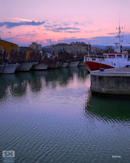 Tramontando, Porto di Senigallia - Foto Enrico Petrini