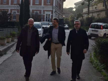 Paolo Calcinaro, Giovanni Stroppa e Massimo Olivetti