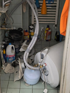 Boiler caduto in un alloggio popolare di Senigallia