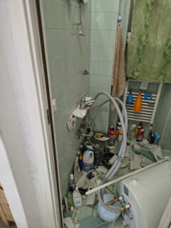 Boiler caduto in un alloggio popolare di Senigallia