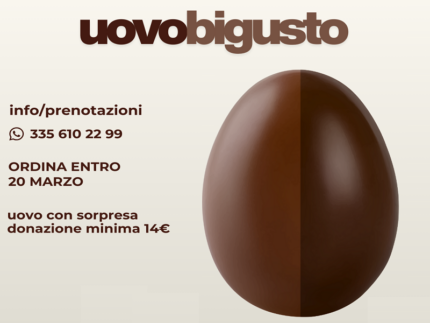 Uovo bigusto della Cooperativa Casa della Gioventù