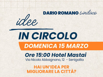 "Idee in circolo" per Dario Romano Sindaco