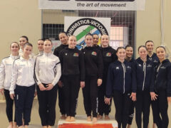 Ginnastica Artistica Cesanella a Fermo per gare regionali a squadra silver