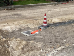 Lavori in corso su lungomare Marconi