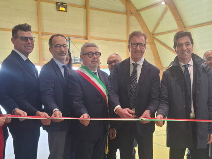 Inaugurazione palestra scolastica scuola Marchetti