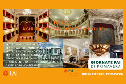 Giornate FAI di Primavera 2026 con la Delegazione di Senigallia