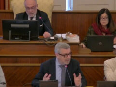 Massimo Olivetti e Massimo Bello in Consiglio Comunale