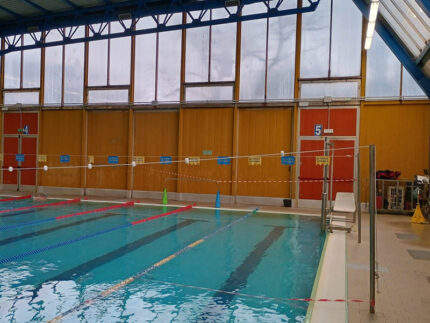 Piscina Molinello 2 con aree e corsie interdette