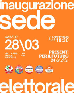 Inaugurazione sede elettorale Dario Romano