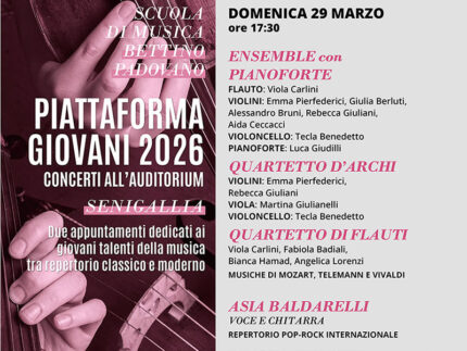 Piattaforma Giovani - Concerto Scuola Musica Bettino Padovano
