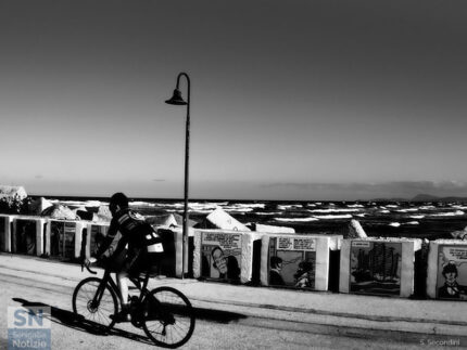 Pedalando nel vento - Foto Simone Secondini