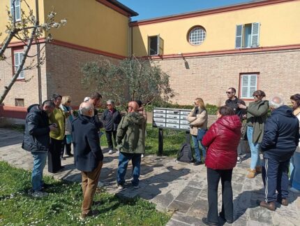 Sopralluogo nelle case popolari Erap in via Sanzio