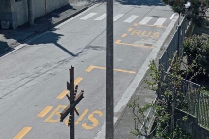 Vallone, fermata autobus