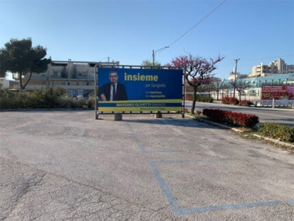 Manifesto elettorale 6x3 Olivetti