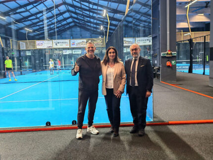 Massimo Bello e Sonia Casagrande al Centro XPadel di Montignano