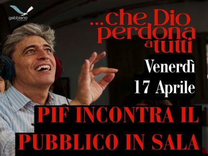 Pif ospite al cinema Gabbiano