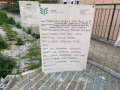 Stato delle mura Urbiche del Bastione di via Rodi ad aprile 2026