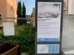 Stato delle mura Urbiche del Bastione di via Rodi ad aprile 2026