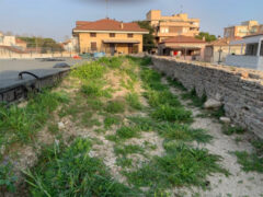 Stato delle mura Urbiche del Bastione di via Rodi ad aprile 2026