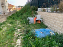 Stato delle mura Urbiche del Bastione di via Rodi ad aprile 2026