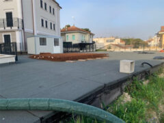 Stato delle mura Urbiche del Bastione di via Rodi ad aprile 2026