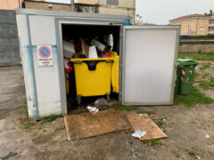 Isola ecologica in via Delle Caserme foto del 15/4/2026