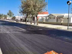 Lungomare Marconi dopo l'asfaltatura della primavera 2026