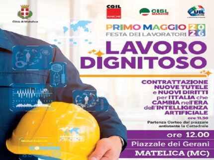 Manifestazione del Primo Maggio a Matelica