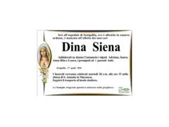 Necrologio Dina Siena