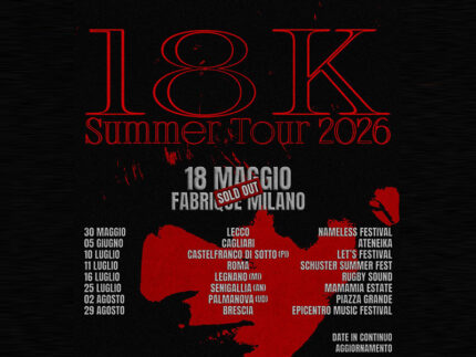 18K summer tour 2026
