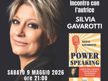 Silvia Gavarotti a Senigallia per 'Il libro va a teatro'