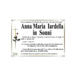 Necrologio Anna Maria Iardella
