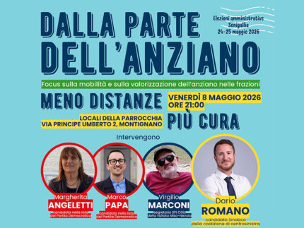 Dalla parte dell'anziano - Incontro a Montignano l'8 maggio 2026
