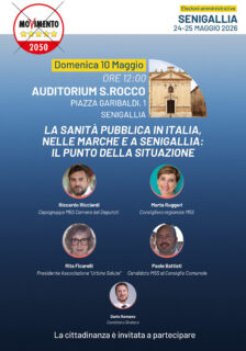 M5S: incontro a San Rocco con Riccardo Ricciardi sulla sanità pubblica