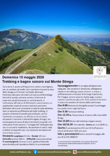 Trekking e bagno sonoro sul Monte Strega