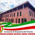 Il ministro Piantedosi ad Arquata del Tronto per l’inaugurazione del nuovo municipio
