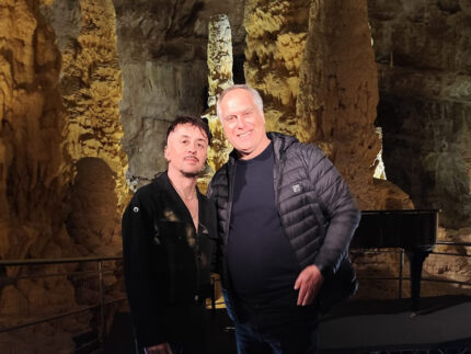 Dardust e Stefano Sartini alle Grotte di Frasassi