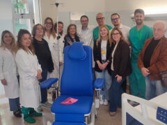 Donazione da ass. Stomia Storia Mia a ospedale di Senigallia