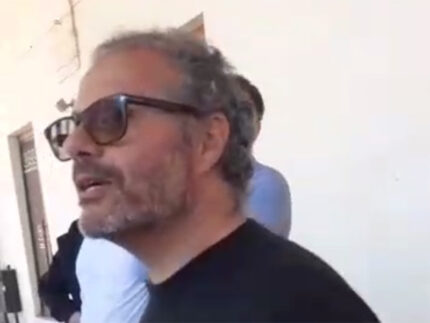 Corrado Canafoglia filmato da Vittorio Sergi