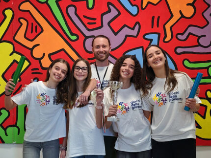 Staffetta 4x100 femminile Scuola Belardi qualificata alle finali dei Giochi della Gioventù