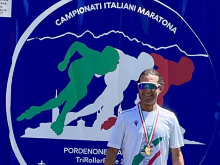 Mauro Guenci campione italiano di maratona di pattinaggio velocità