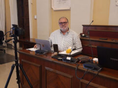 Massimo Mariselli in aula consiliare