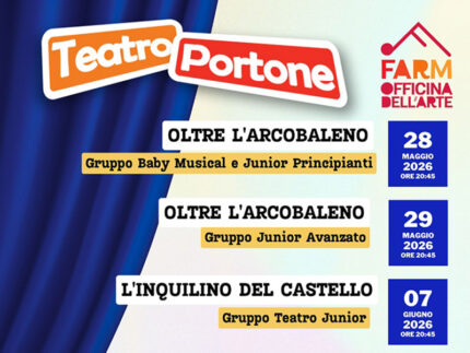 Spettacoli maggio-giugno 2026 al Teatro Portone