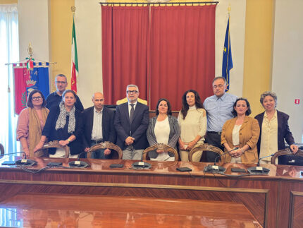 Proclamazione Massimo Olivetti sindaco. Insieme alla commissione elettorale