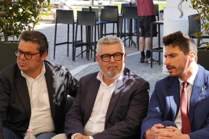 Conferenza stampa Lega Senigallia: Santarelli, Olivetti, Pierini