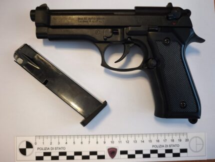 Pistola ad aria compressa sequestrata a Porto San Giorgio