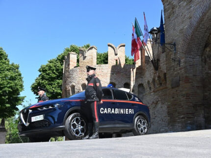 Carabinieri a Corinaldo