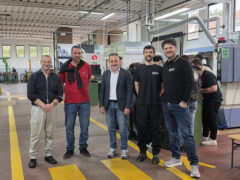 Studenti dell'IIS Corinaldesi Padovano di Senigallia a lezione in azienda