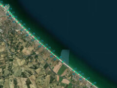Docce pubbliche sulla riviera di Levante di Senigallia