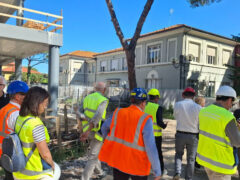 Sopralluogo cantiere nuova palazzina emergenze all'ospedale di Senigallia Sopralluogo cantiere nuova palazzina emergenze all'ospedale di Senigallia